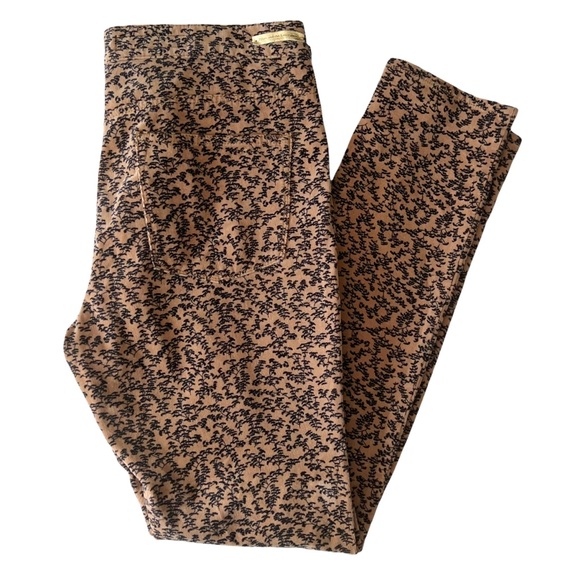 Anthropologie Pilcro Serif Floral Printed Skinny Cord | 32 - Picture 2 of 7